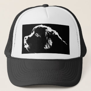 Boné O cão de Terra Nova tampa o presente dos chapéus