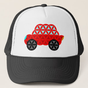 Boné O Carro Da Vida - Forma Sagrada A3, Vermelha.