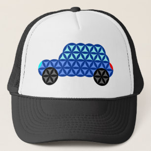 Boné O Carro Da Vida - Formas Sagradas B1, Azul.