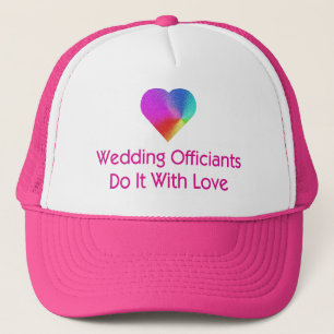 Boné O casamento Officiants fá-lo com amor