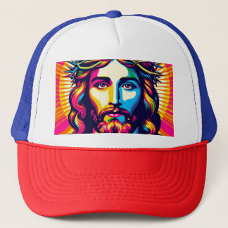 Boné O Chapéu Colorido de Jesus, Trucker!