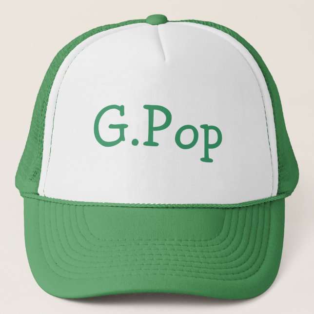 Boné O chapéu do camionista de "G.Pop" (Frente)
