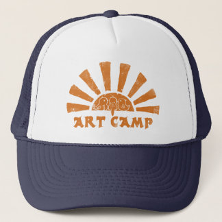 Boné O chapéu do conselheiro do acampamento da arte
