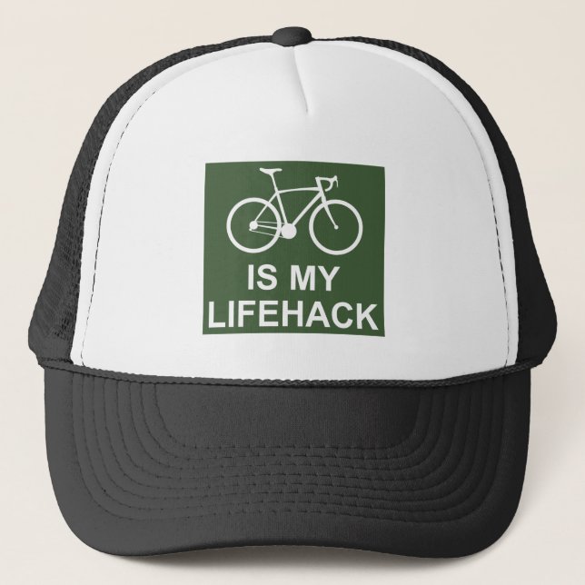 Boné O ciclismo é meu Lifehack (Frente)
