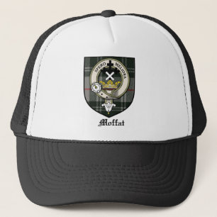 Boné O clã de Moffat Crest o Tartan do crachá