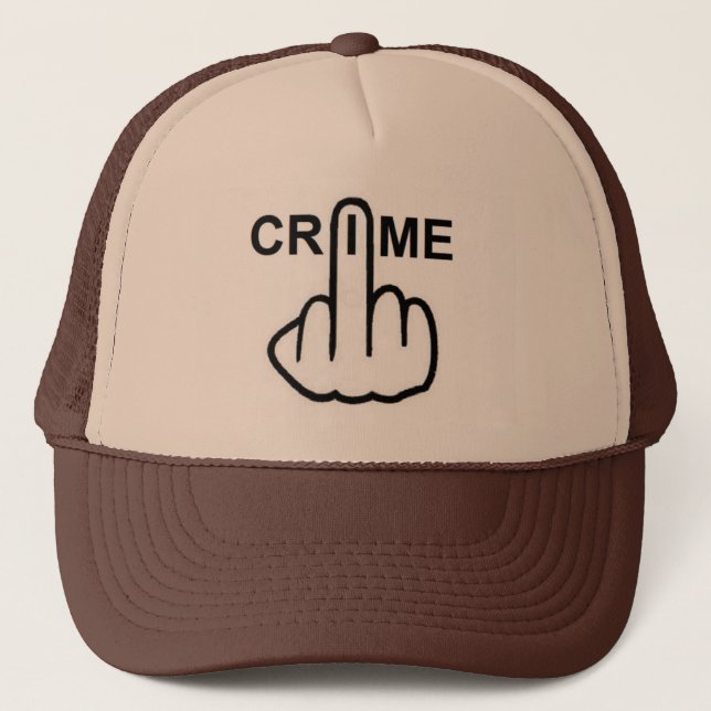 Boné O crime é criminoso (Frente)