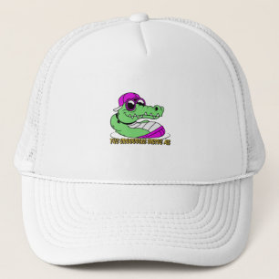 Boné O Crocodilo dentro linda design