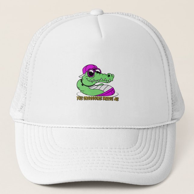 Boné O Crocodilo dentro | linda design (Frente)