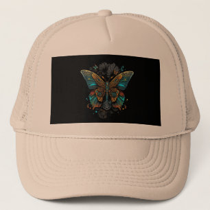 Boné o design da borboleta
