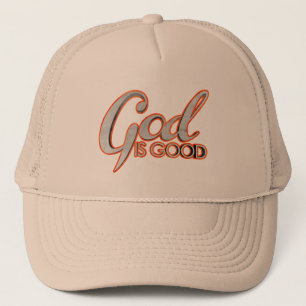Boné O deus é bom chapéu do camionista