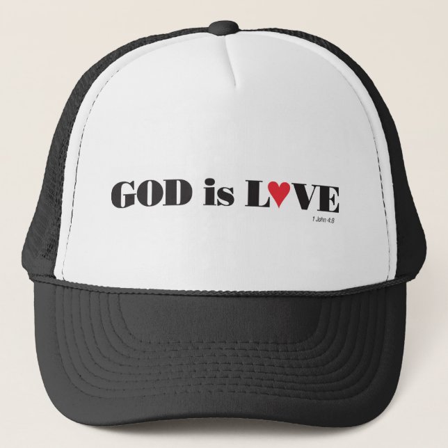 Boné O "deus é chapéu do amor" (Frente)