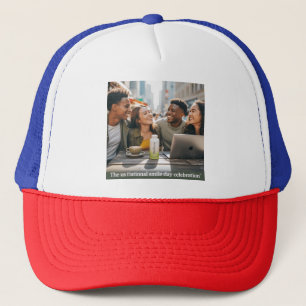 Boné O Dia Nacional do Sorriso dos EUA, Trucker Hat,