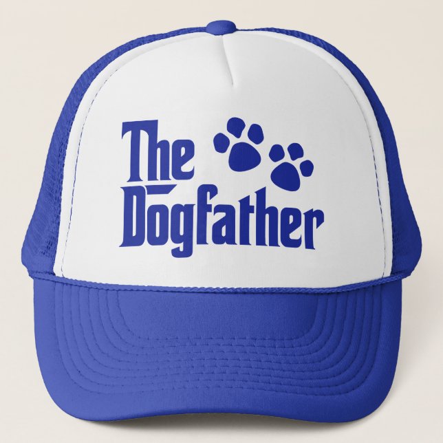 Boné O ditado azul e branco de Dogdad (Frente)