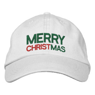 Boné O Feliz Natal bordou o chapéu