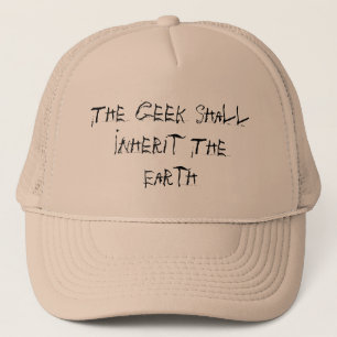 Boné O geek herdará a terra