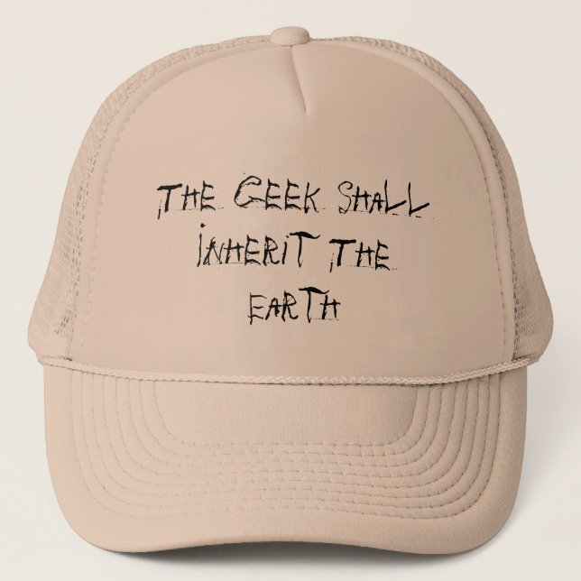 Boné O geek herdará a terra (Frente)