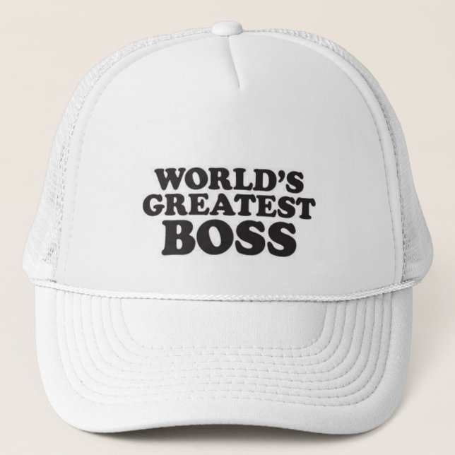 Boné O grande chefe do mundo (Frente)