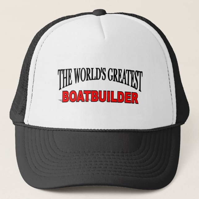 Boné O grande construtor naval do mundo (Frente)