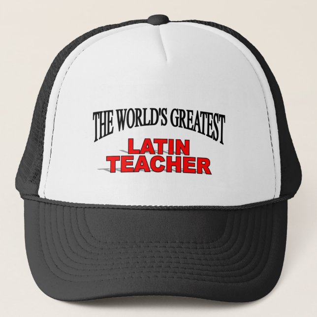 Boné O grande professor Latin do mundo (Frente)