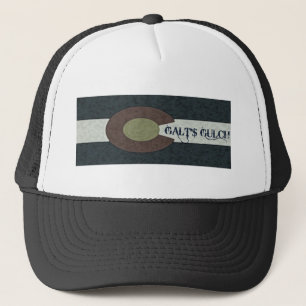 Boné O Gulch de Galt - design combinado branco e azul