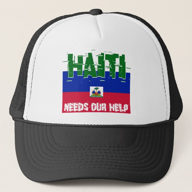Boné O Haiti precisa da nossa ajuda (Frente)