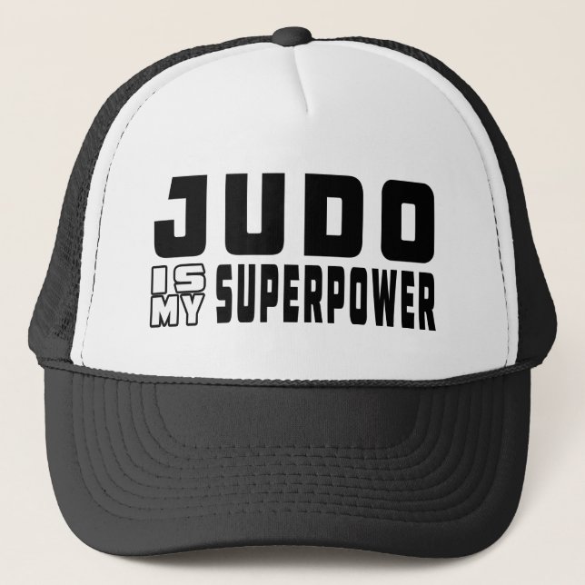 Boné O judo é minha superpotência (Frente)