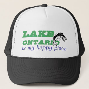 Boné O lago Ontario é meu lugar feliz
