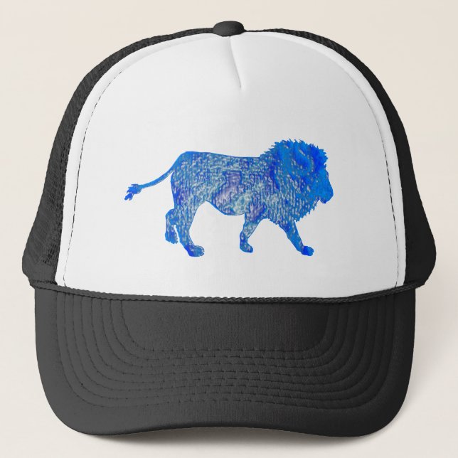 BONÉ O LEÃO AZUL (Frente)