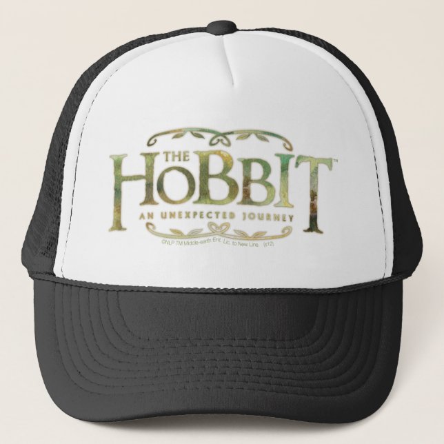 Boné O logotipo de hobbit é verde (Frente)