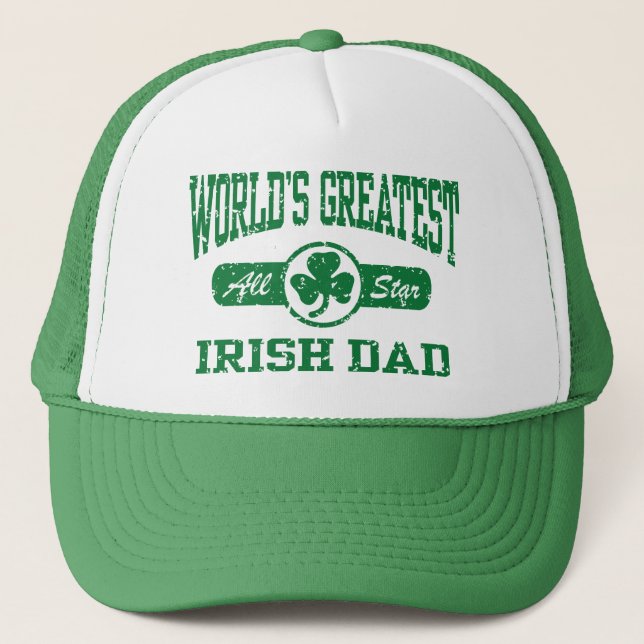Boné O maior Pai irlandês do mundo (Frente)
