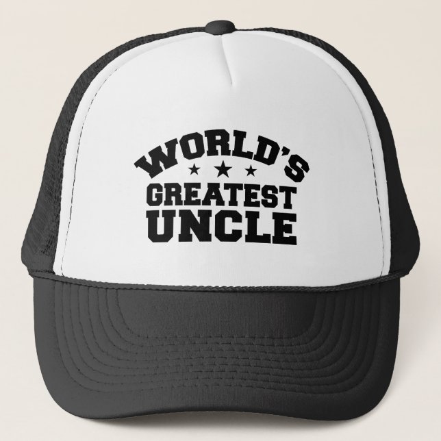 Boné O maior tio do mundo (Frente)