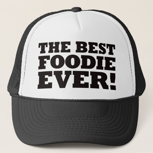 Boné O melhor Foodie nunca (Frente)