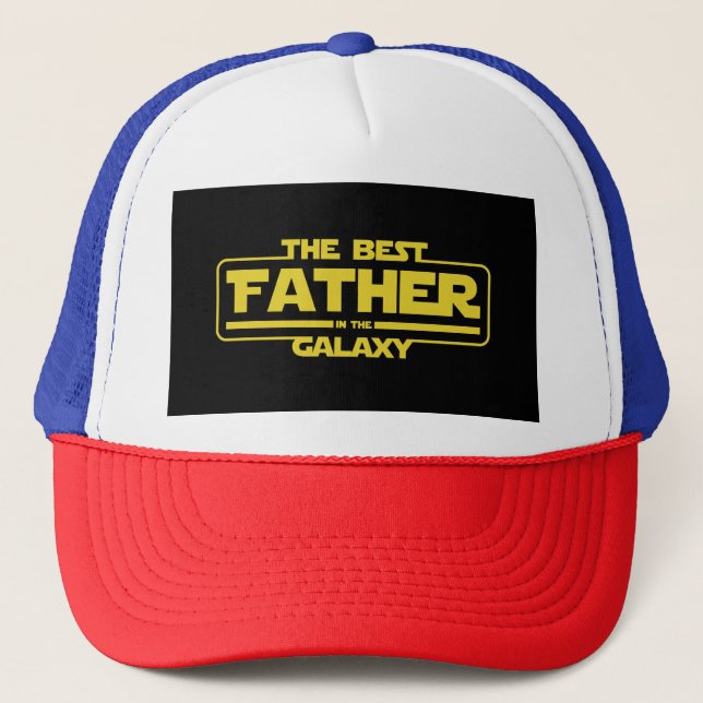 Boné O Melhor Pai Do Dia de os pais Galáxico Presente (Frente)