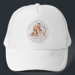 Boné O melhor Pai do mundo por foto simples e clássica<br><div class="desc">Este design simples e clássico é composto por tipografia serif e adiciona uma foto personalizada. "O melhor Pai por par do mundo" rodeia o quadro.</div>