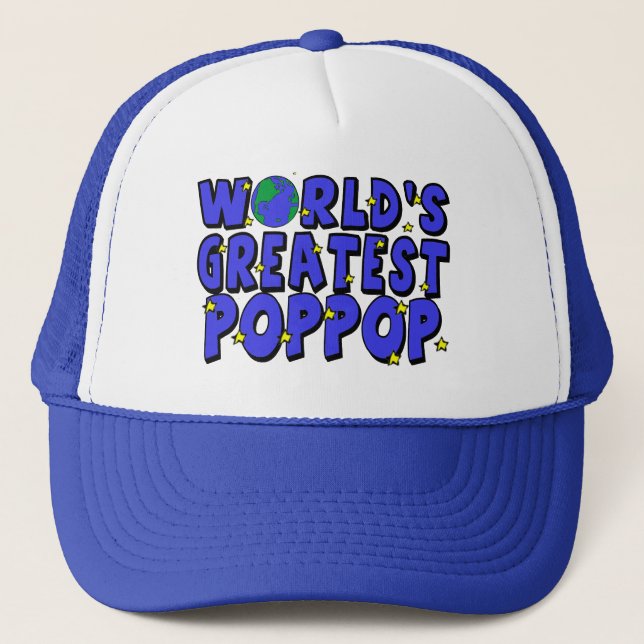 Boné O Melhor PopPop do Mundo (Frente)