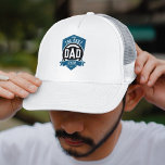 Boné O melhor presente de Dia de os pais já moderno do<br><div class="desc">O melhor pai de tipografia moderno em azul,  preto e branco,  ousado e simples presente personalizado de excelente para pai,  pai futuro ou avô no dia de os pais,  aniversário etc. Personalize-o com suas próprias palavras e cores.</div>
