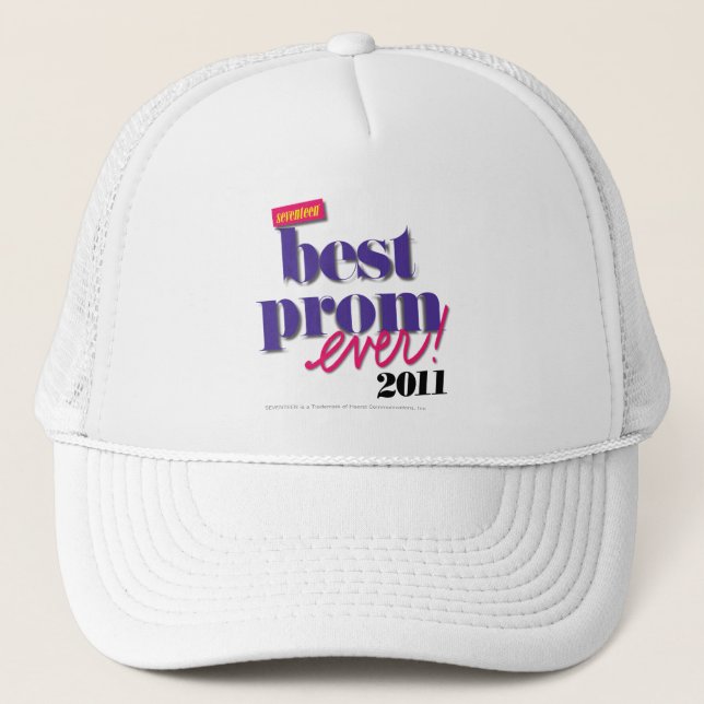 Boné O melhor roxo do baile de formatura nunca - (Frente)