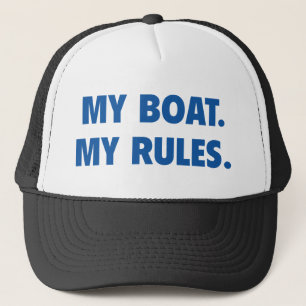 Boné O meu barco. As Minhas Regras.