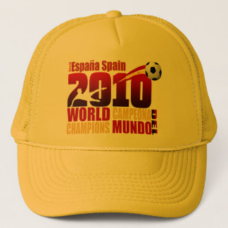 Boné O mundo da espanha patrocina España 2010 Campeona