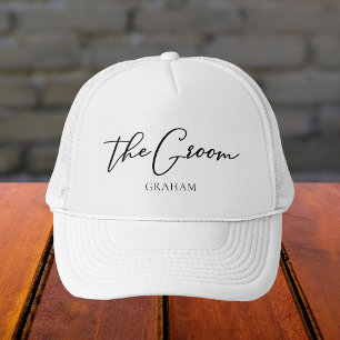 Boné O Noivo Personalizado Chic Minimalista Casamento