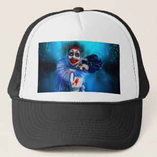 Boné O palhaço ameaçador de SlipperyJoe Feliz Halloween