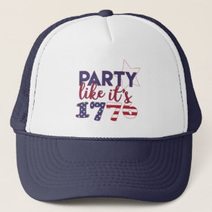 Boné O partido como ele é 1776 - tipografia da bandeir