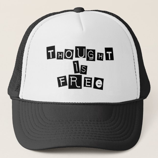 Boné O pensamento é livre (Frente)