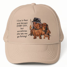 O pescador do Dachshund