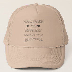 BONÉ O QUE TE FAZ DIFERENTE FAZ VOCÊ BONITO