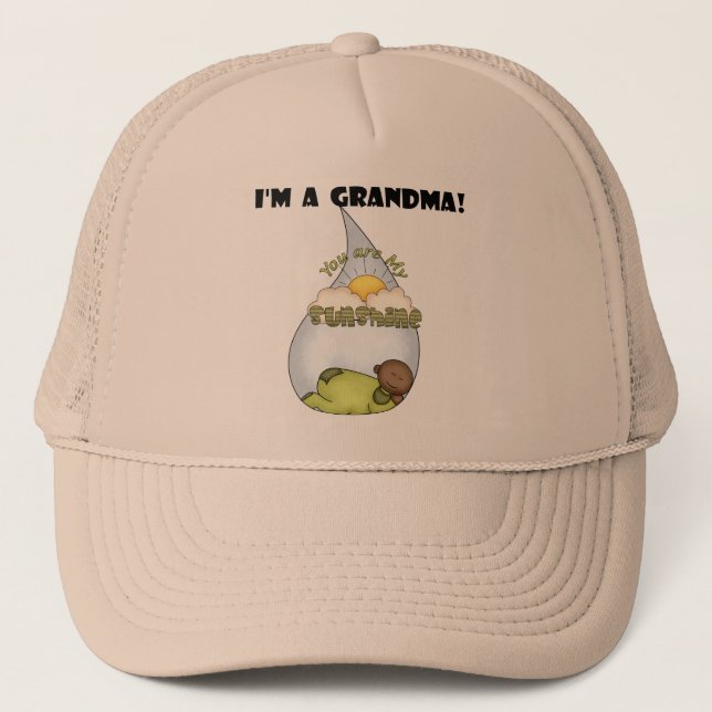 Boné O Rapaz Americano Sunshine-African da Vovó (Frente)