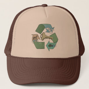 Boné O reciclagem simbólico é chave por estúdios de