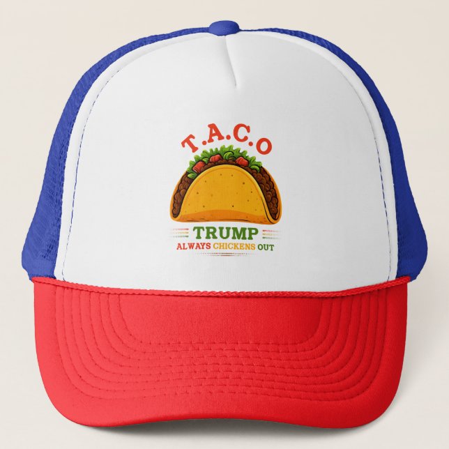 Boné O Taco Trump Sempre Fala Engraçado (Frente)
