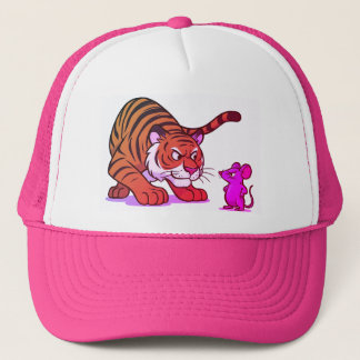 Boné O tamanho não me assusta - Mouse vs Tiger Showdown