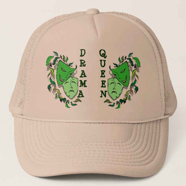 Boné O teatro da comédia & da tragédia mascara chapéus (Frente)